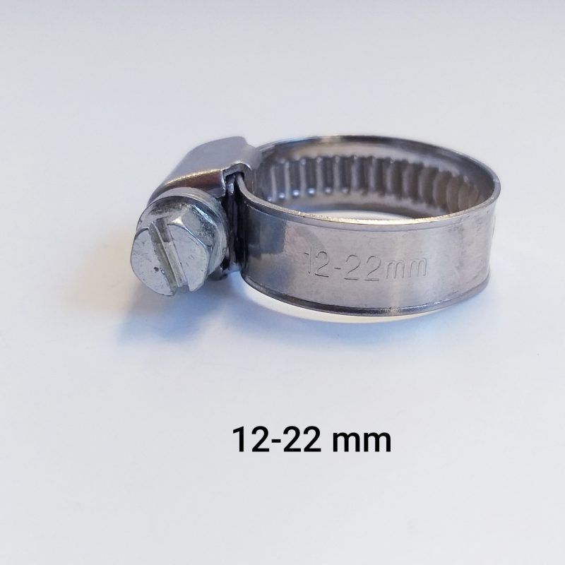 ABRAZADERA INOXIDABLE FLEJE 9MM  12-22MM