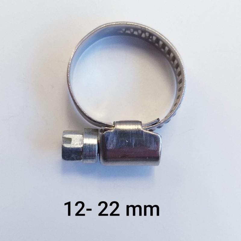 ABRAZADERA INOXIDABLE FLEJE 9MM  12-22MM