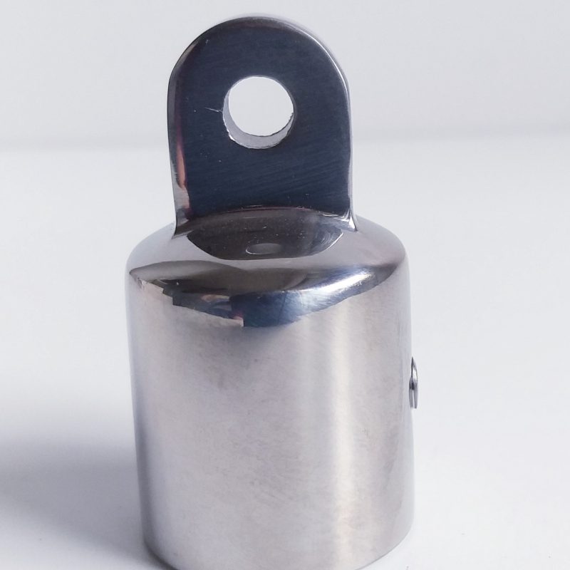 TOPE 1" INOXIDABLE 316 HERRAJE CAPOTA PUNTERA REDONDEADA