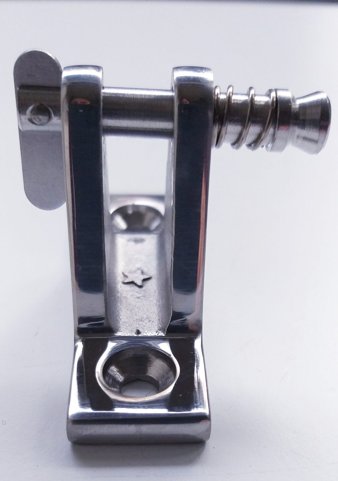 BASE CAPOTA CON PERNO 1/4 REMOVIBLE INOXIDABLE i316