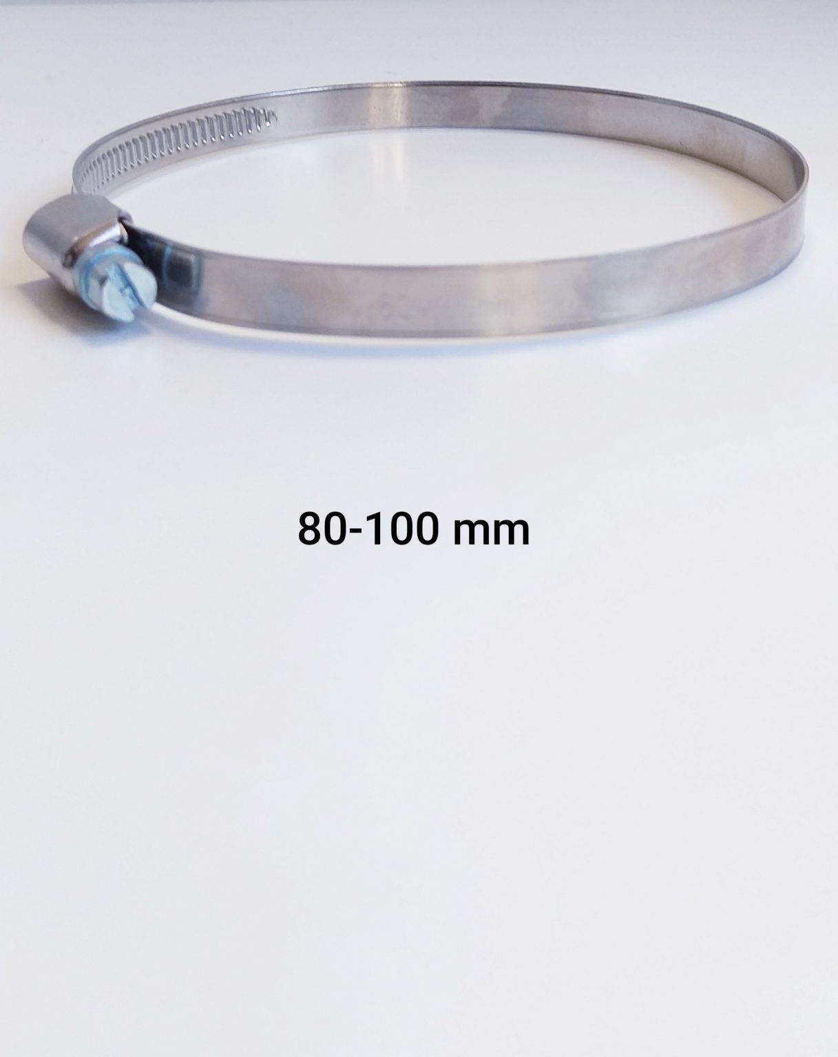 ABRAZADERA INOXIDABLE FLEJE 9MM 80-100