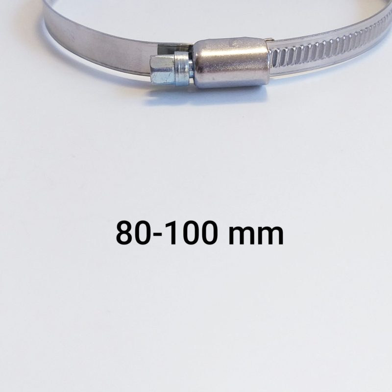 ABRAZADERA INOXIDABLE FLEJE 9MM 80-100