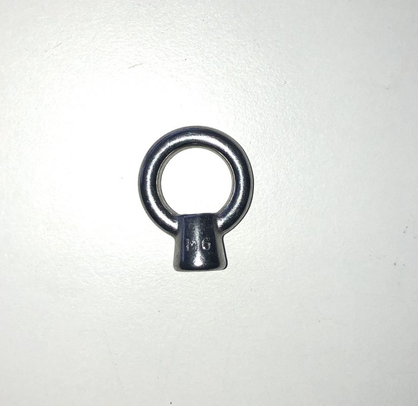 CANCAMO OJO INOXIDABLE i316 5MM SIN PERNO