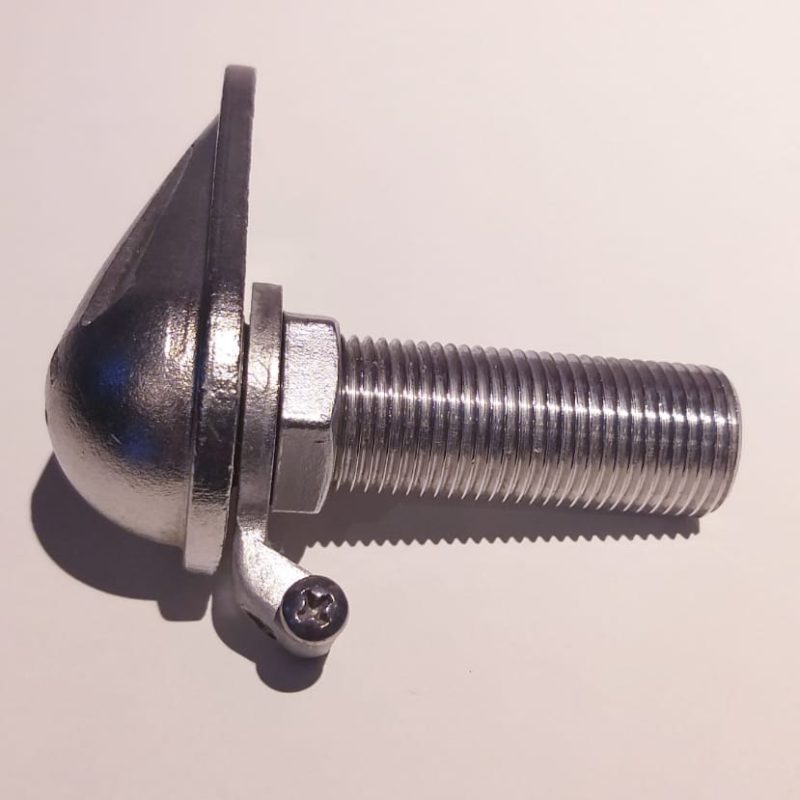 TOMA CON TAPA TIPO REJILLA INOXIDABLE i316 1" MM