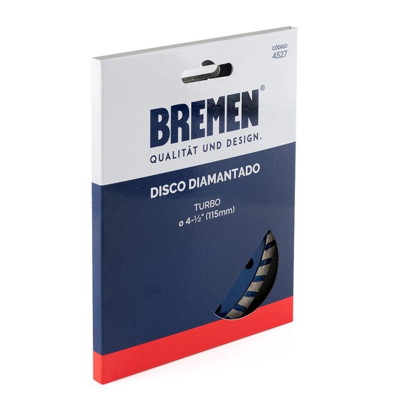 DISCO DIAMANTADO  BREMEN® 4½ COMBINADO TURBO